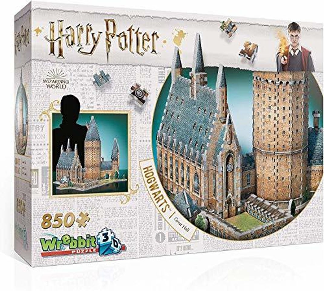 Product Redstring- PUZZLE 3D HARRY POTTER HOGWARTS GRAN SALON, Multicolor