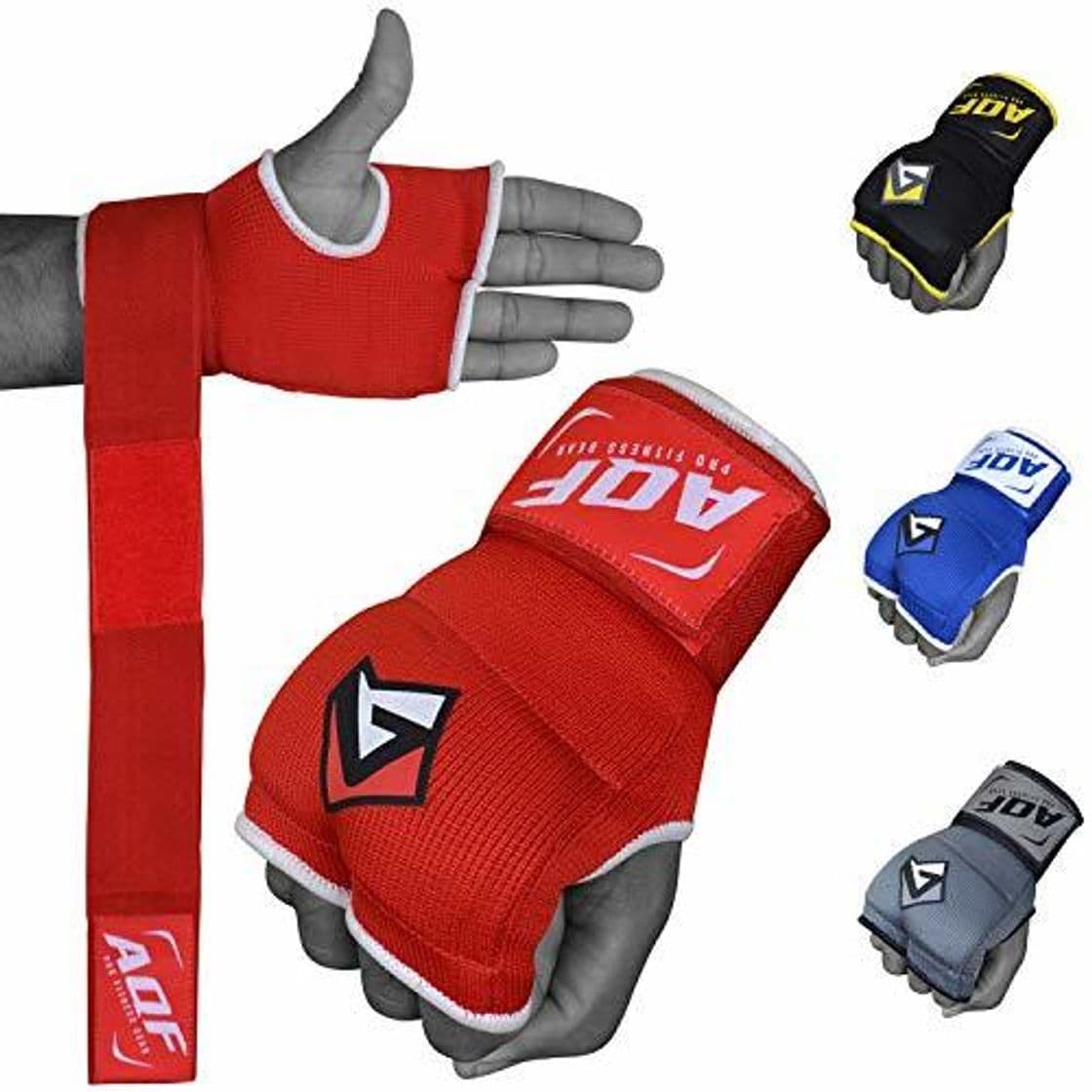 Product AQF Interno Guantes Vendas Boxeo MMA para Envolver Las Manos Vendas Guantes