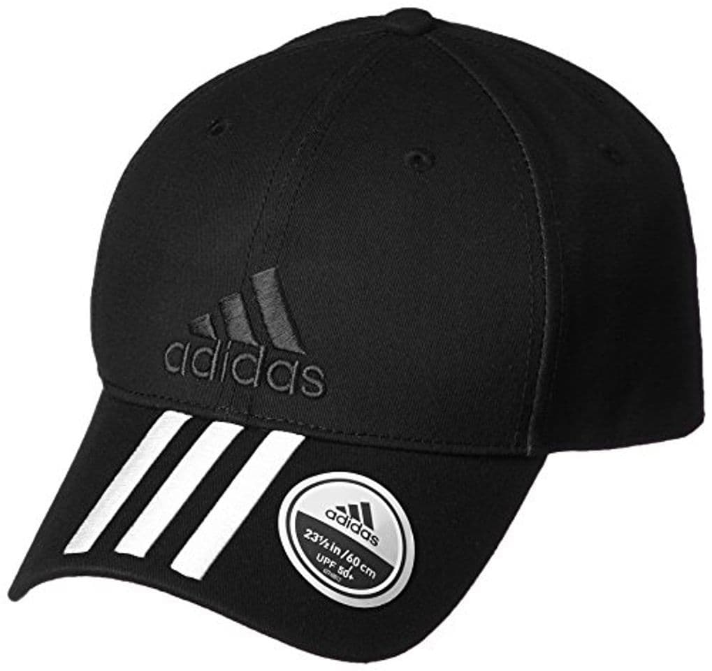 Product adidas 6P 3S Cap Cotto Gorra de Tenis, Hombre, Negro