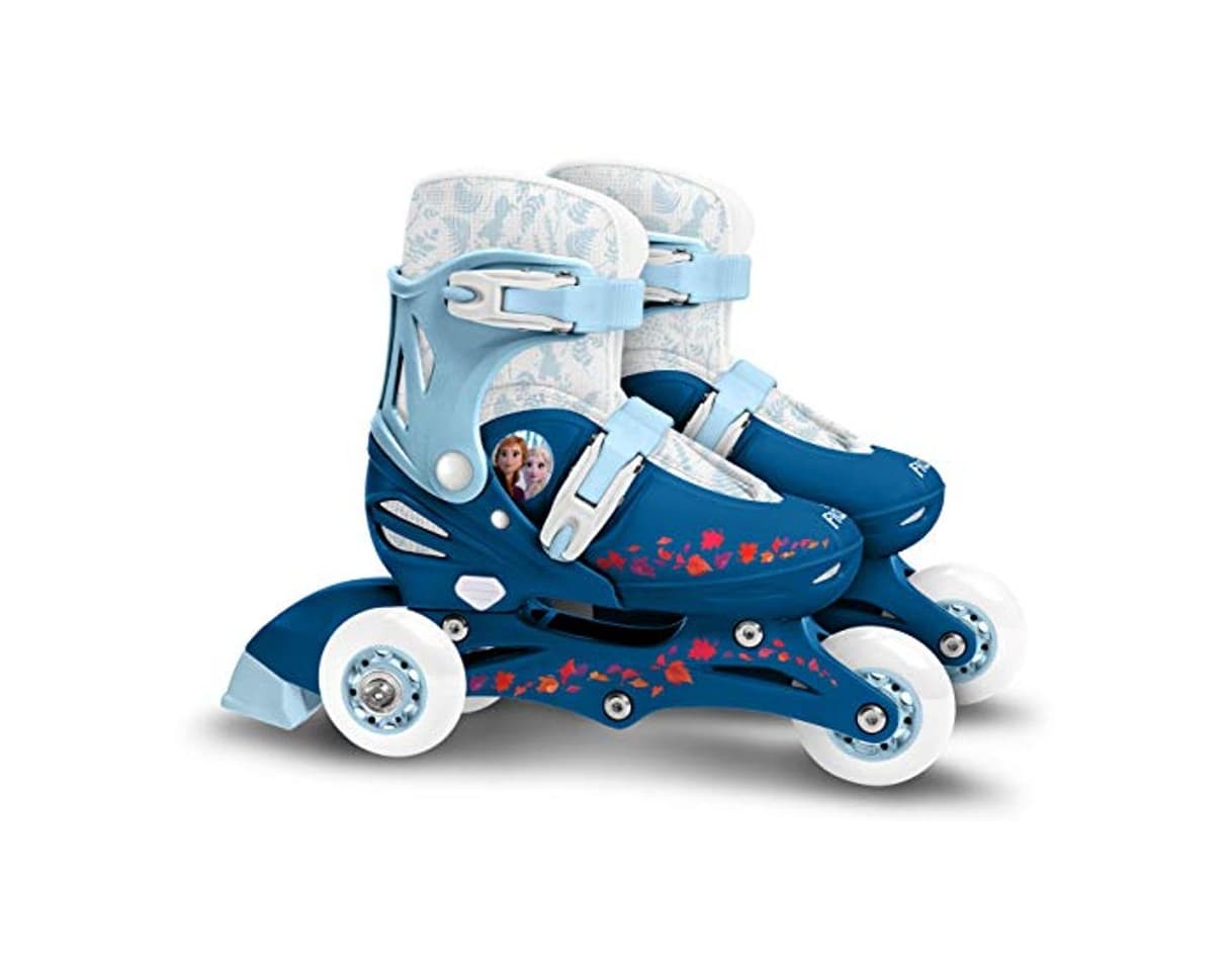 Product Stamp Sas- Frozen II Adjustable Two in One 3 Wheels Skate, Color