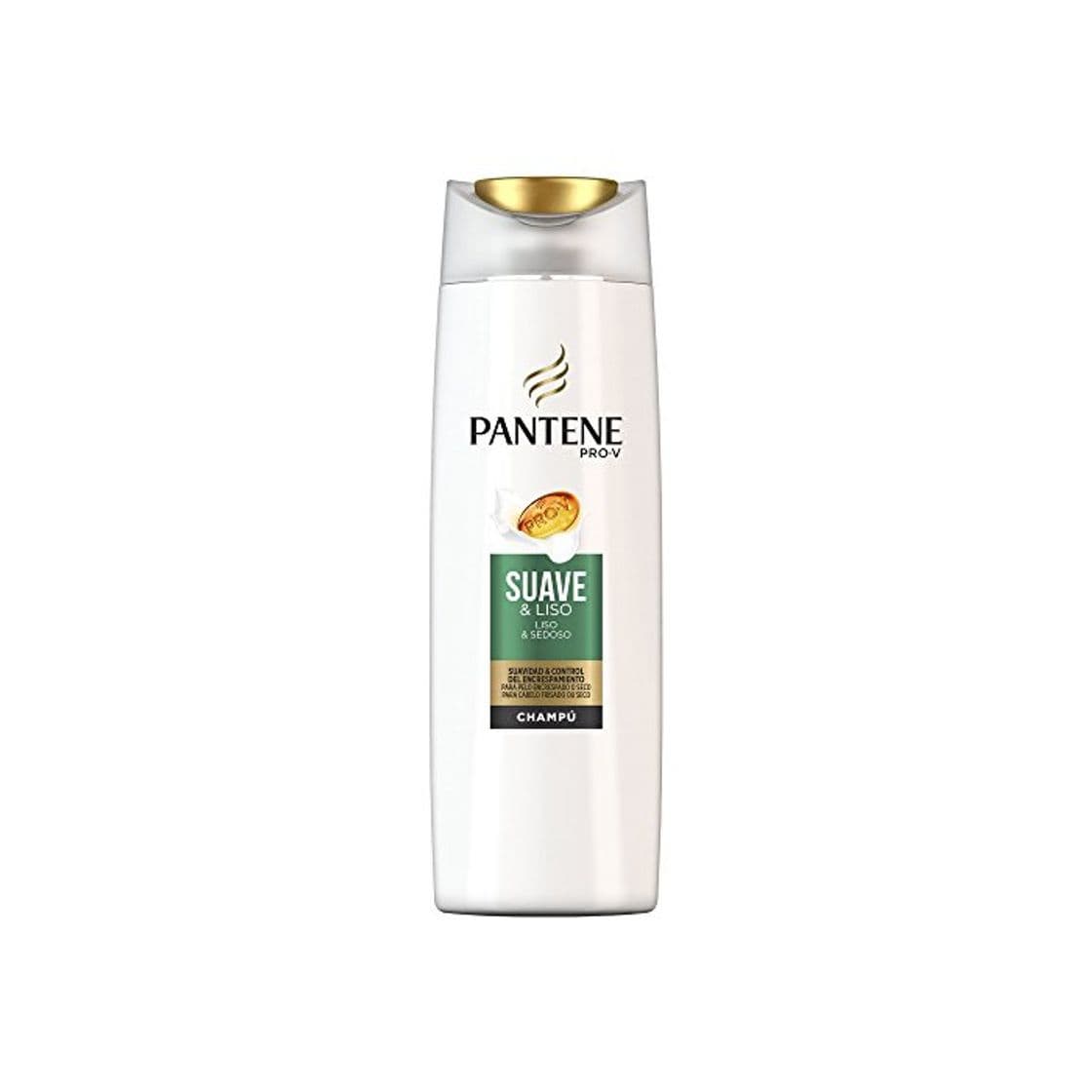 Beauty Pantene Pro-V Suave y Liso Champú para el Cabello Encrespado o Seco