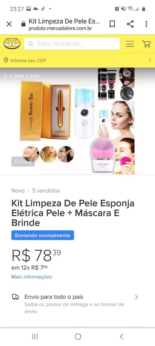 Fashion Kit limpeza de pele