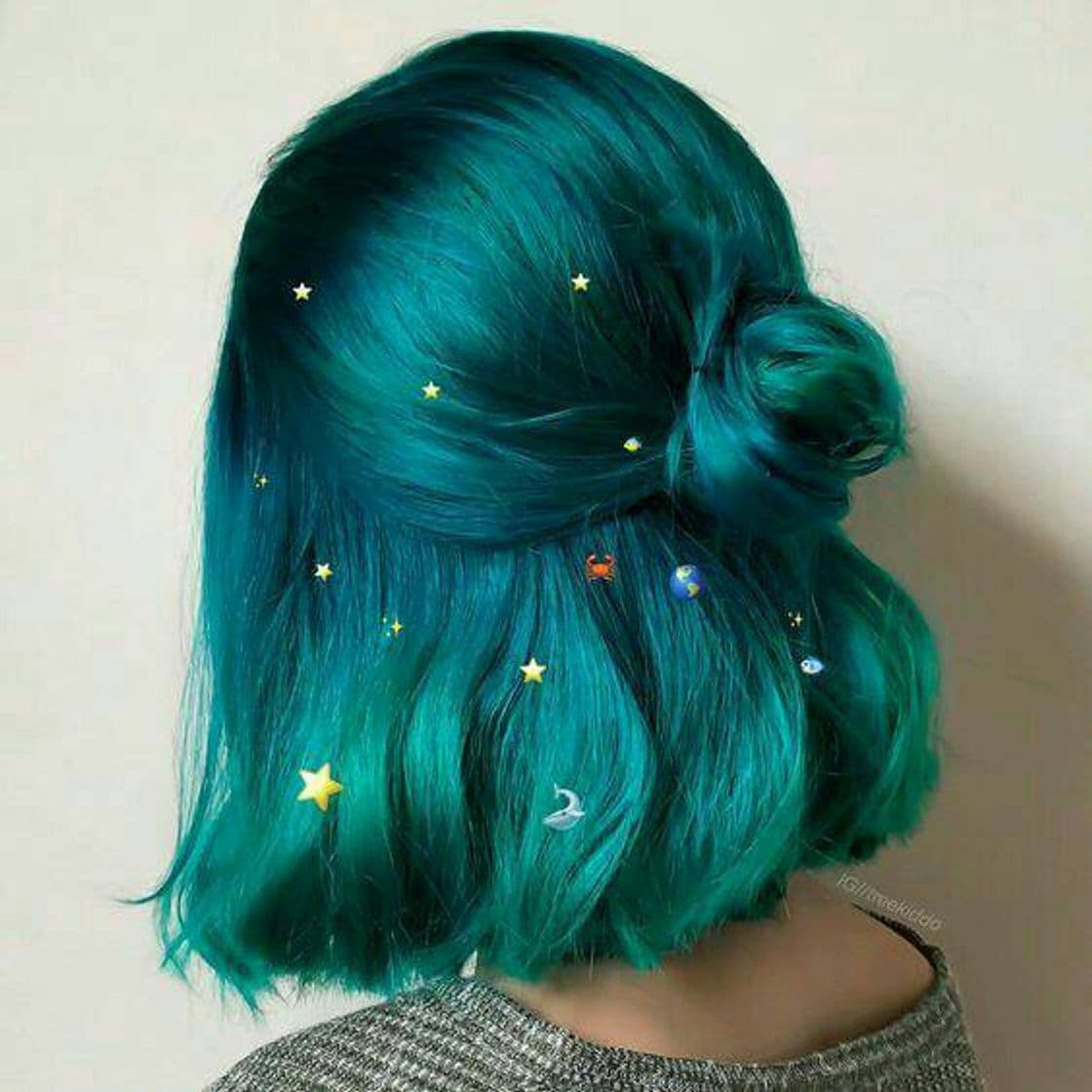 Moda Cabelo colorido lindo beem tumbler