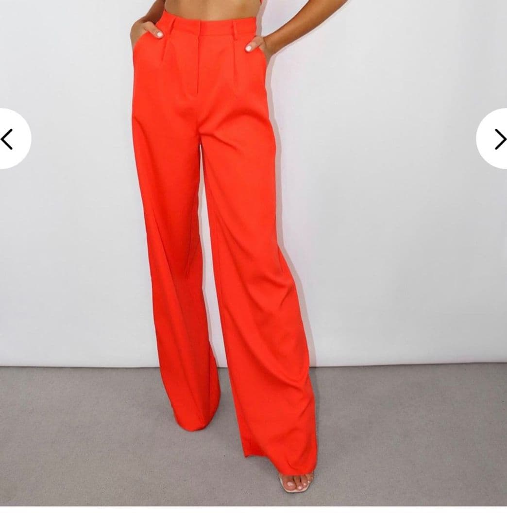 Moda Orange Co Ord Oversized Masculine Pants