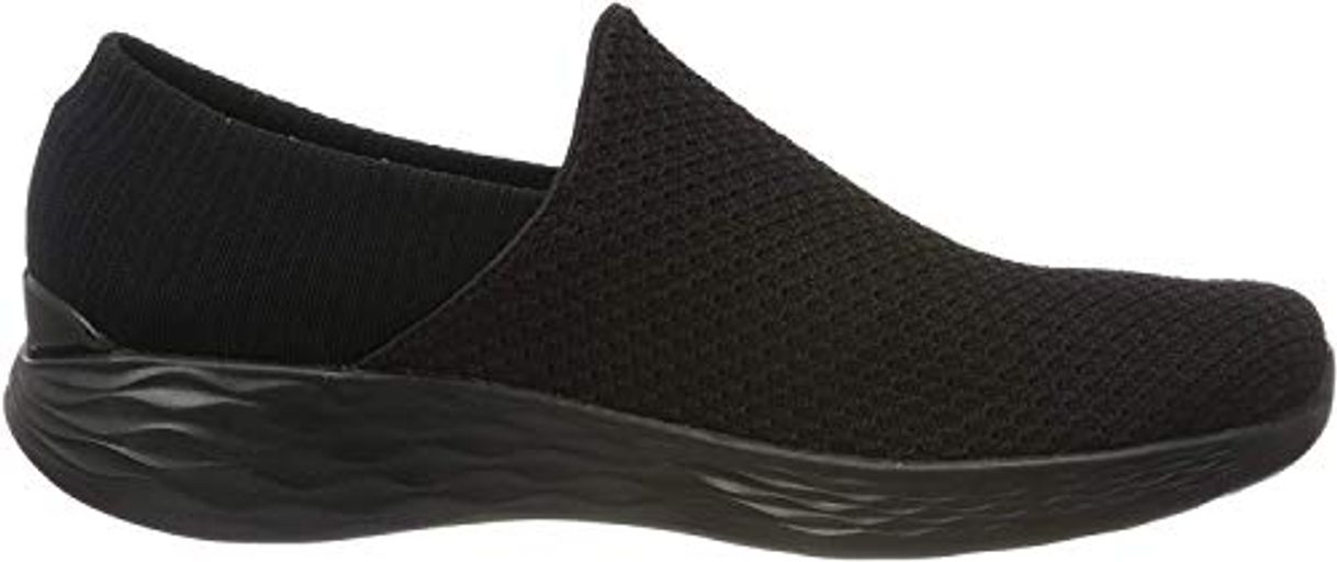 Fashion Skechers You, Zapatillas sin cordones para Mujer, Negro