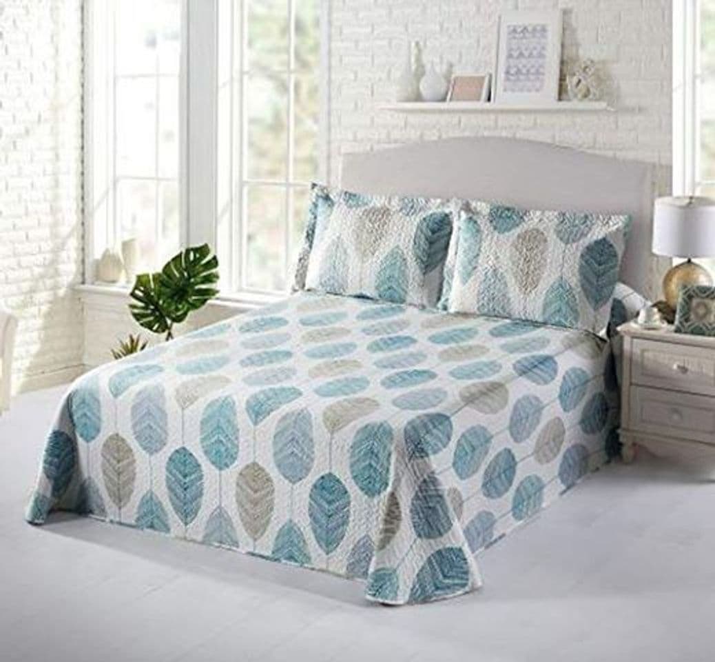 Producto NH NOVOTEXTIL HOGAR Colcha Bouti Estampada de Verano y Entretiempo, Multicolor,Varias Medidas