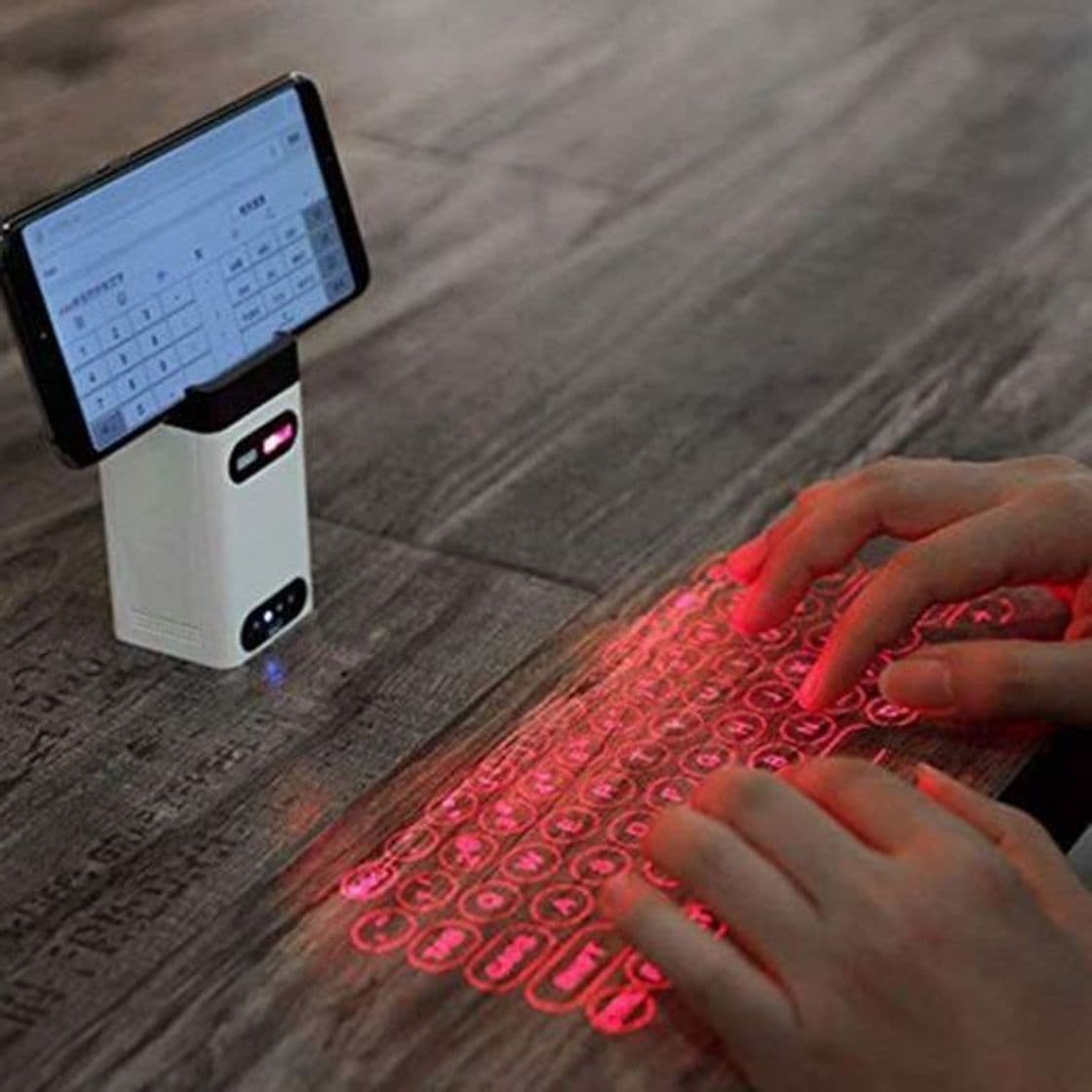 Product SDJIE Bluetooth Láser Virtual Proyección Mini Teclado Portátil para Ordenador Almohadilla de