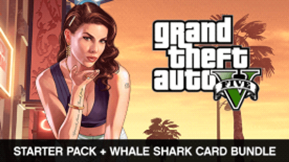 Videojuegos GTAV, Starter Pack and Whale Shark Card Bundle