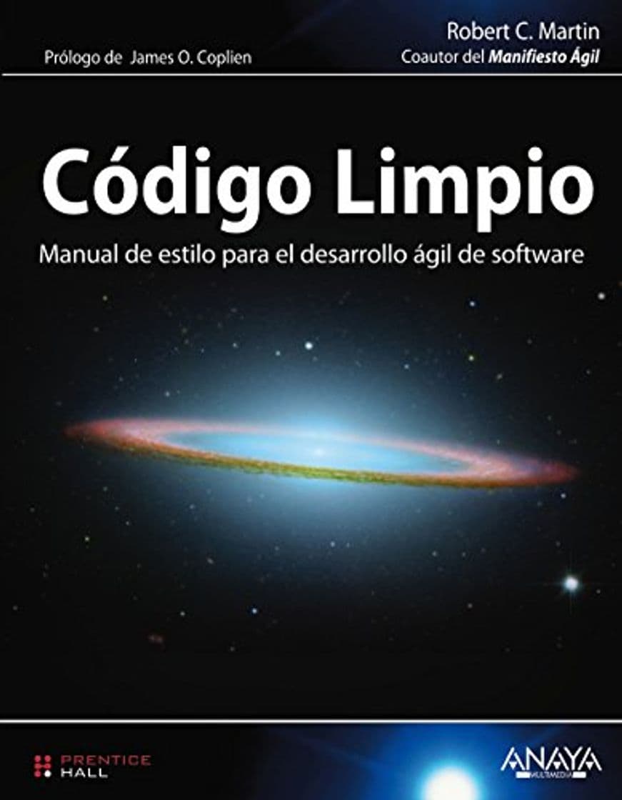 Book Código Limpio: Manual de estilo para el desarrollo ágil de software