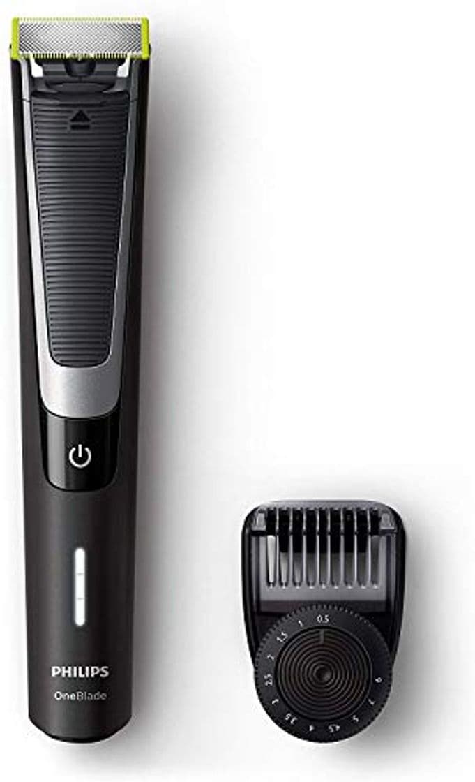 Place Philips OneBlade Pro QP6510/30 - Recortador de barba con peine de precisión