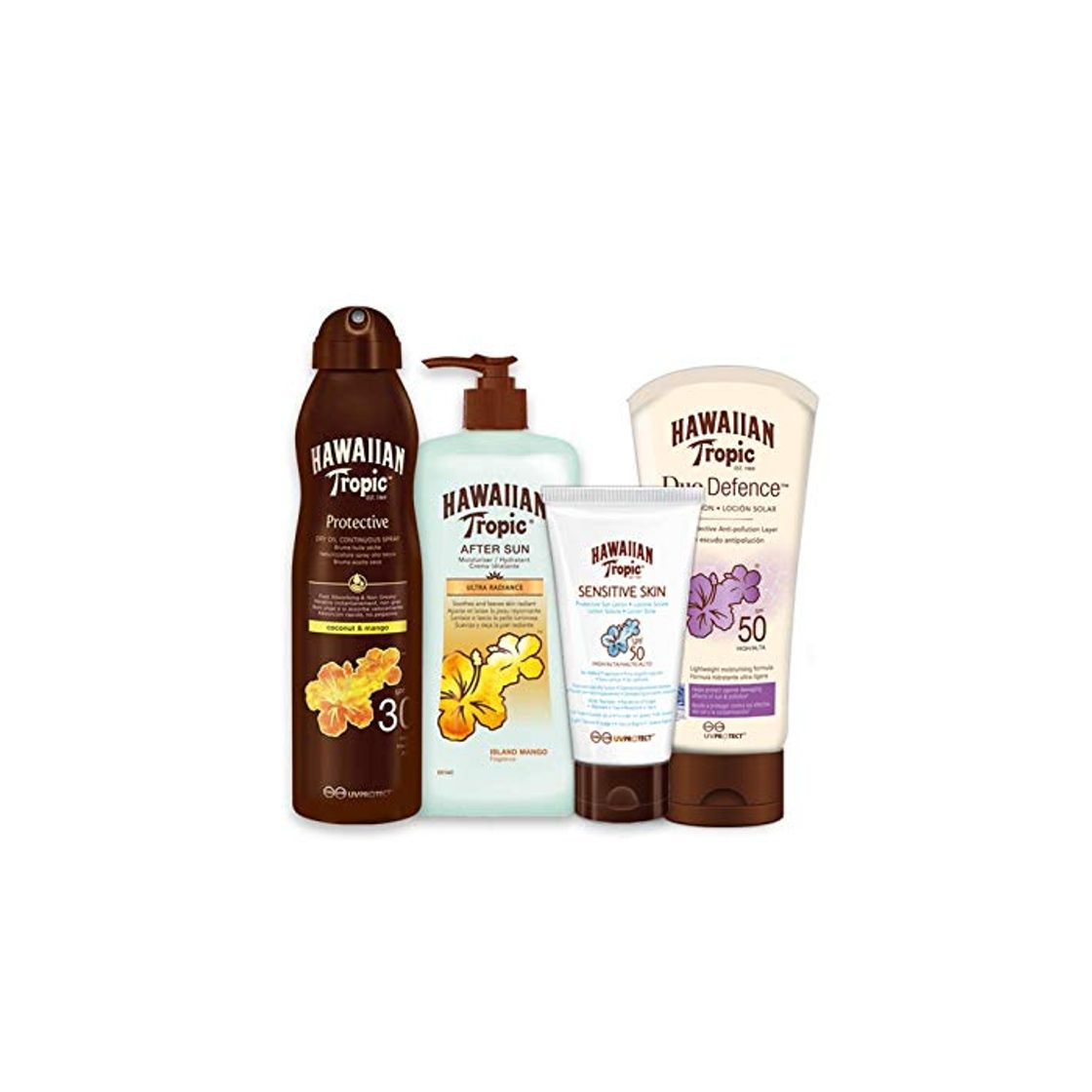 Product Hawaiian Tropic PACK Piel Clara - Kit con Aceite Bronceador Bruma SPF