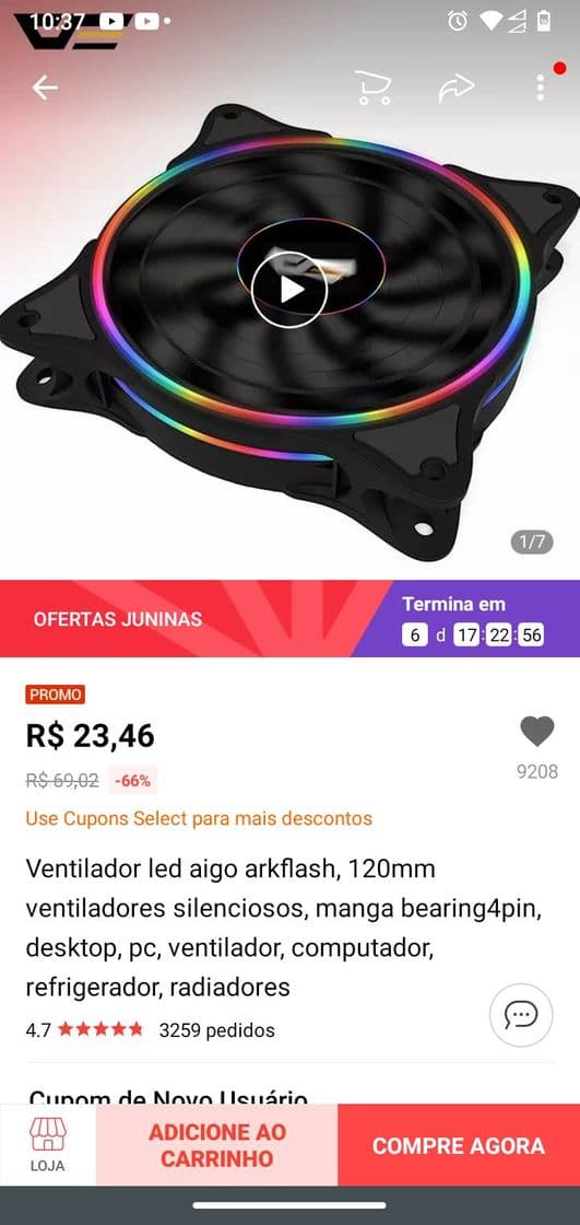 Moda Itens para Pc 