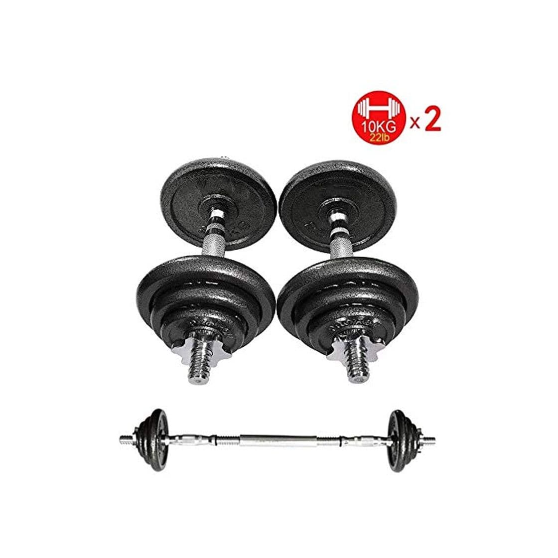 Producto Mancuerna Boutique Puro Hierro Mancuerna Ajustable Par Inicio Equipo De La Aptitud Ejercicio con Mancuernas De Los Hombres De Practicar Brazo del Músculo del Barbell Conjunto