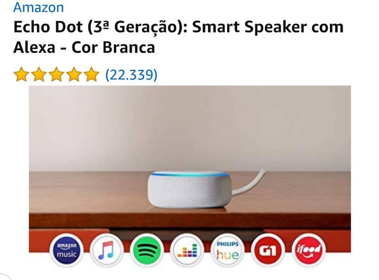 Fashion Echo Dot (3ª Geração): Smart Speaker com Alexa 🆙🆙

