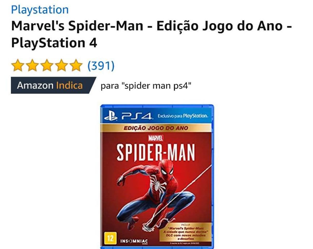 Fashion Marvel's Spider-Man - Edição Jogo do Ano 🆙🆙

