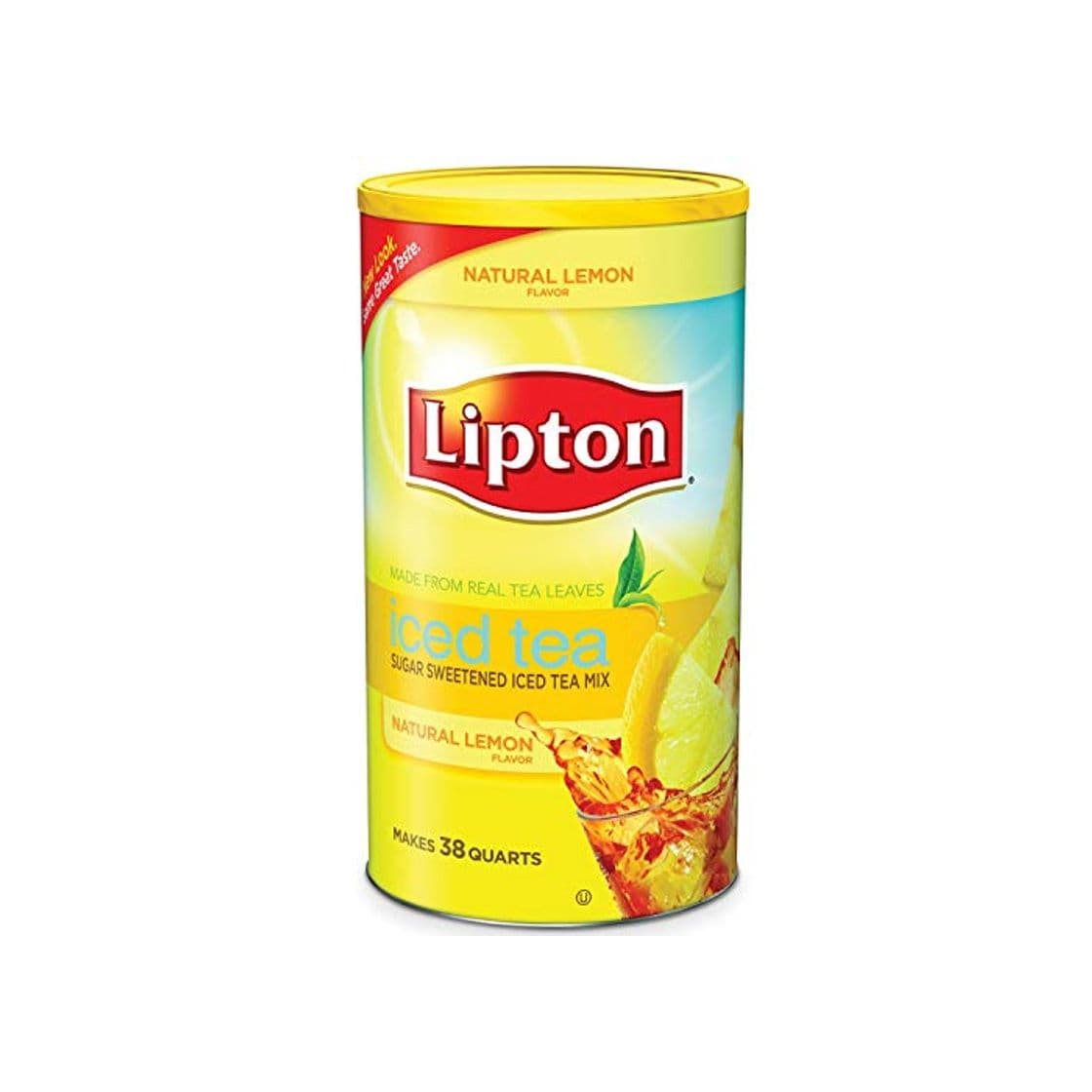 Producto Lipton Lemon Flavor Sugar Sweetened Iced Tea Mix 38 Quarts