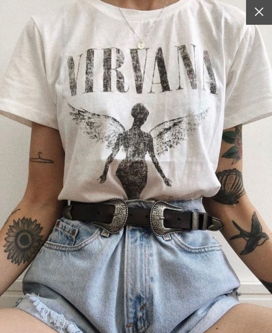 Fashion Camiseta Nirvana In Utero Off 