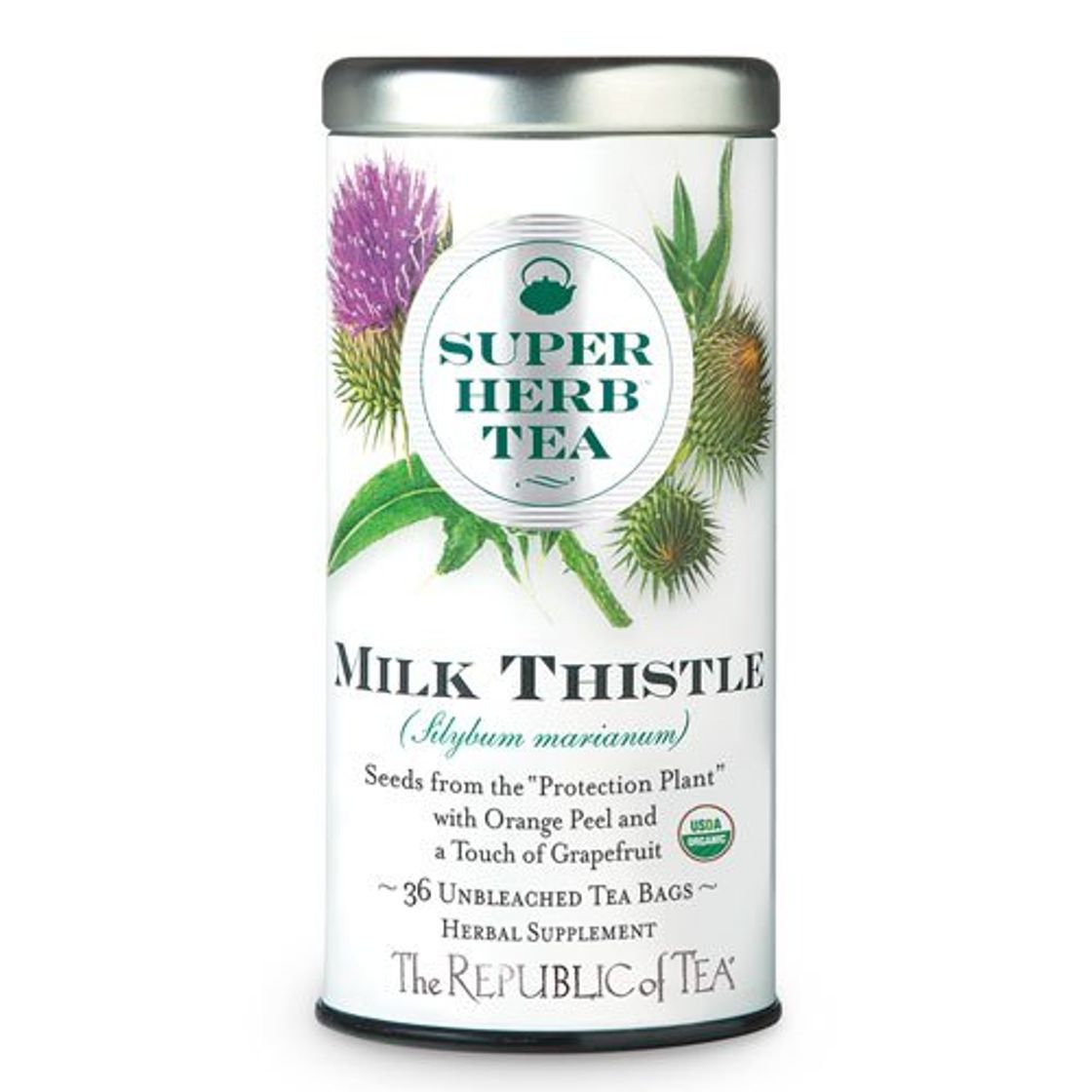 Fashion The Republic of Tea Organic Thistle Superherb Detox Herbal 