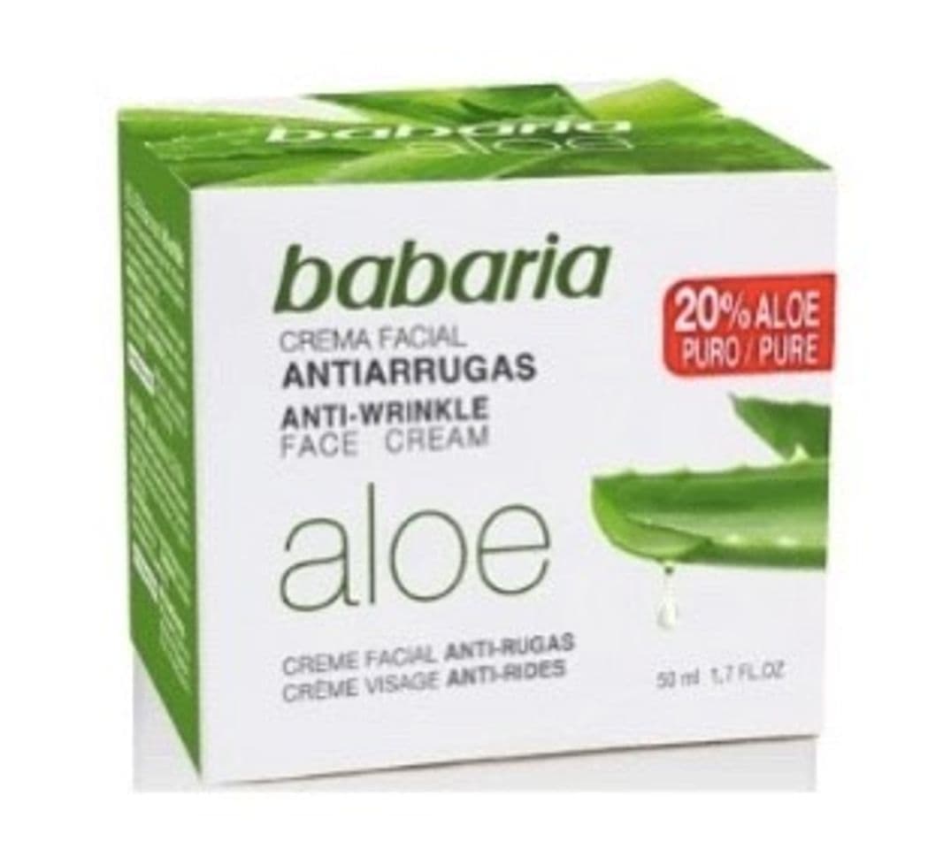 Fashion Babaria Crema Facial Antiarrugas Aloe Vera 50ml