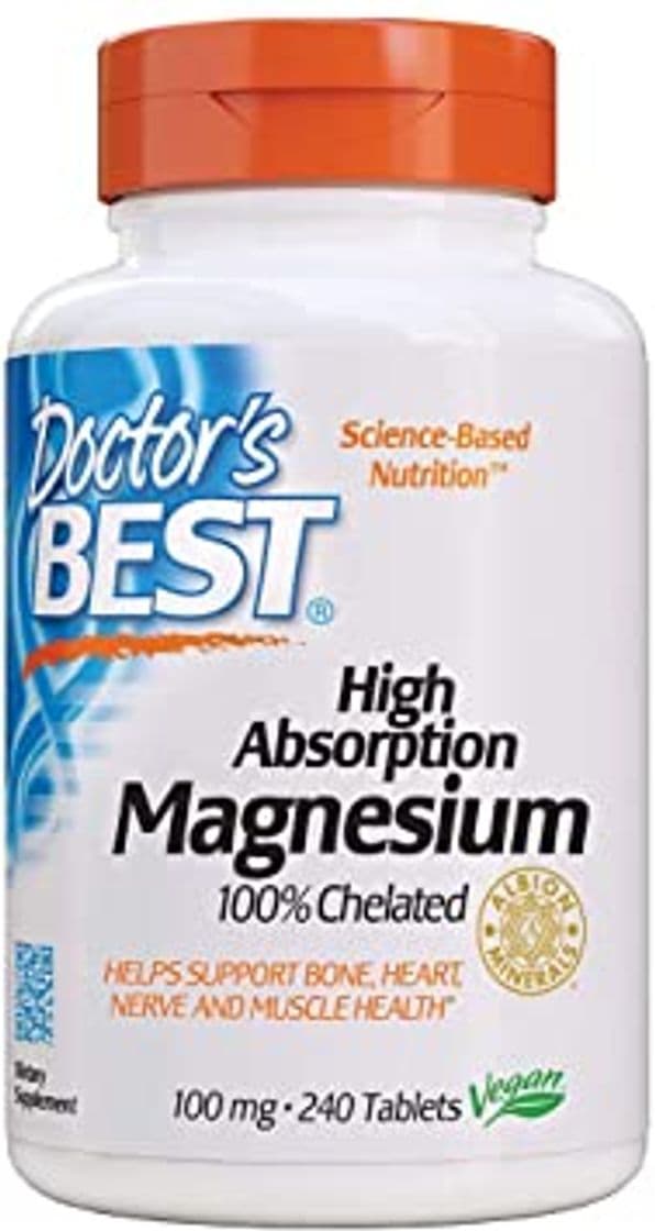 Moda Doctor's Best High Absorption Magnesium Glycinate Lysinate, 