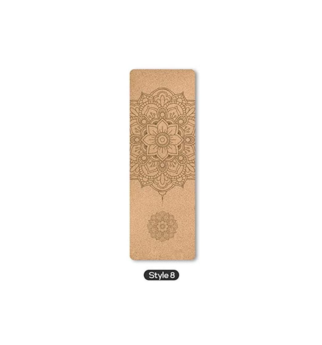 Product Colchoneta De Yoga 183X61Cm Estera De Yoga De Corcho Natural TPE 5Mm