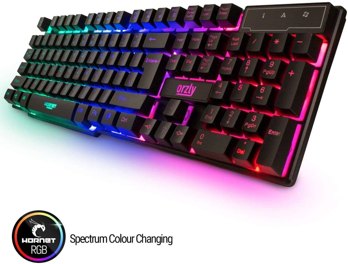 Producto Orzly Teclado y Raton Gaming - Combo Ratón y Teclado USB [RGB