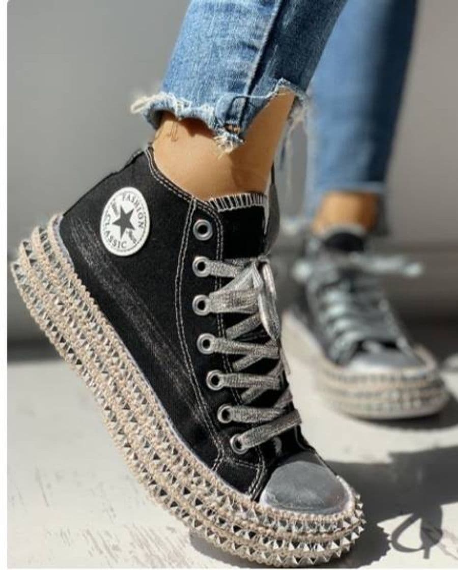 Moda Zapatillas con Cordones 