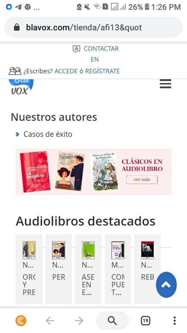 Fashion Una plataforma de audio libros 