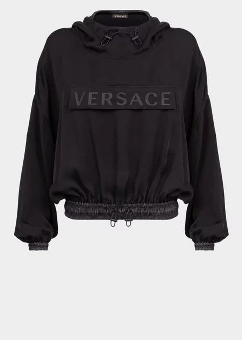 Product Versace Rubberized Versace Logo Hoodie