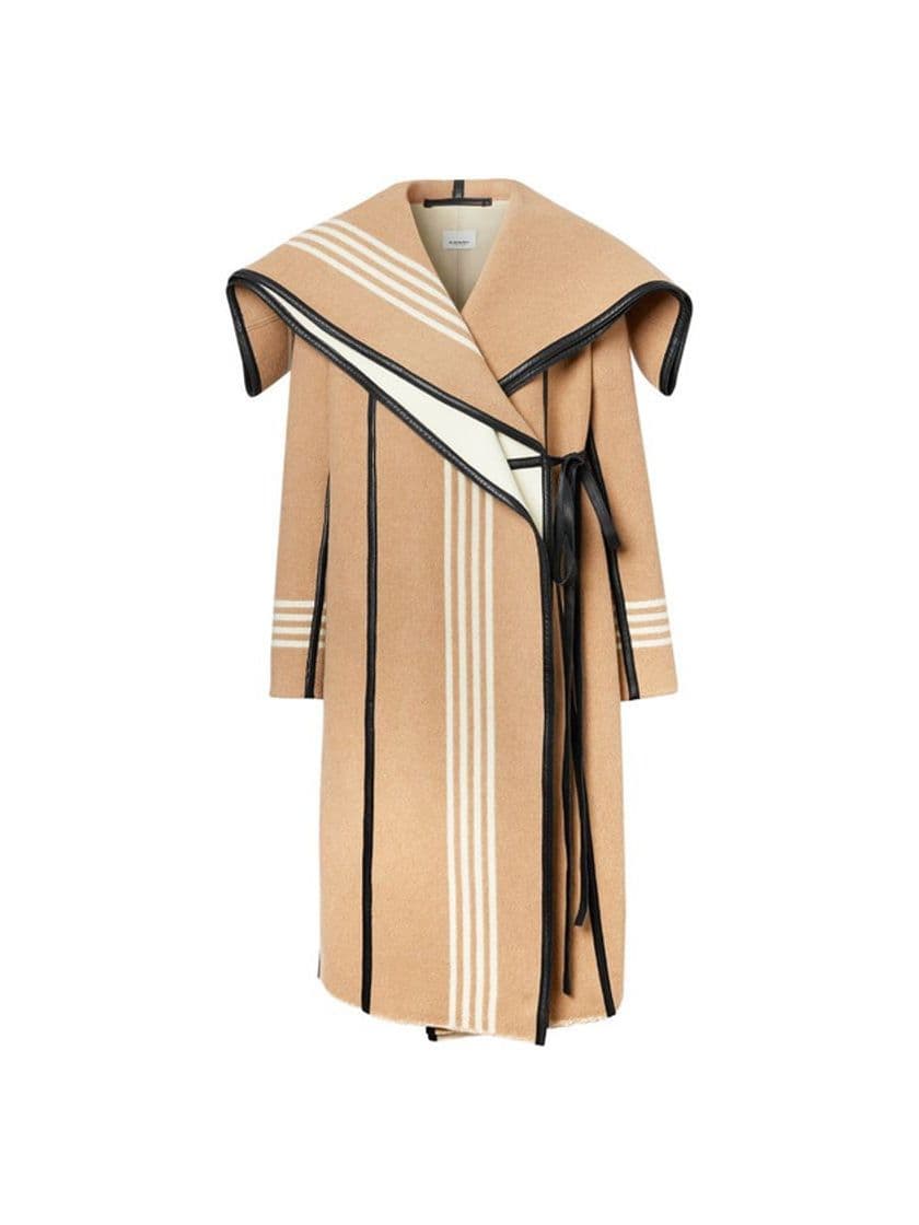 Product Burberry Stripet Wrap Coat