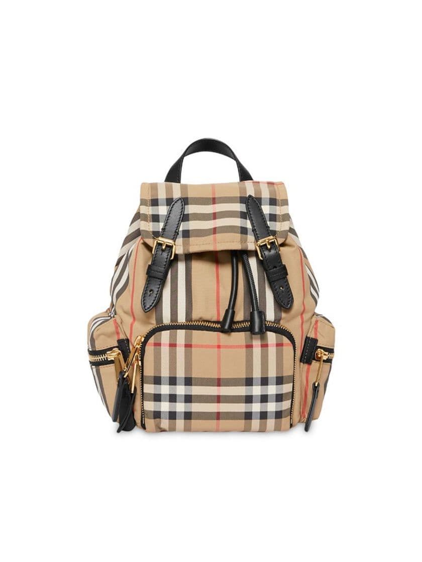 Product The Small Rucksack in Vintage Check and Icon Stripe