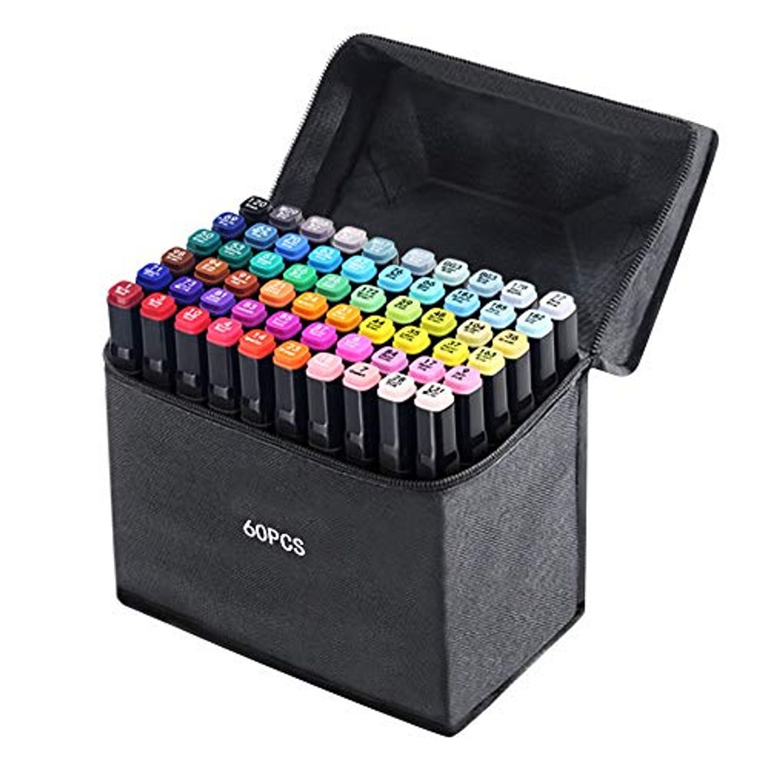 Producto 60 Colores Marker Pen Set Dibujo Rotulador Animación Boceto Marcadores Set con