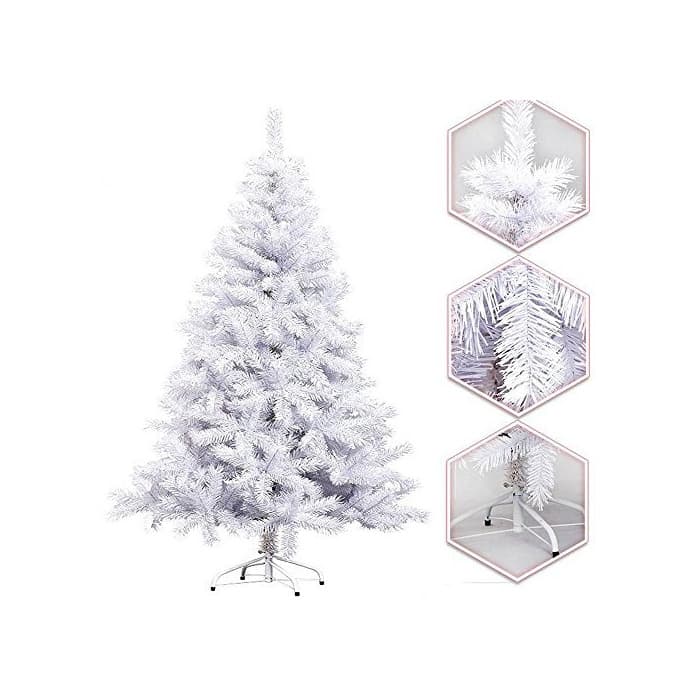 Home Hengda® Árbol de Navidad Artificial PINOS único Árbol Decorativo con soporte metálico