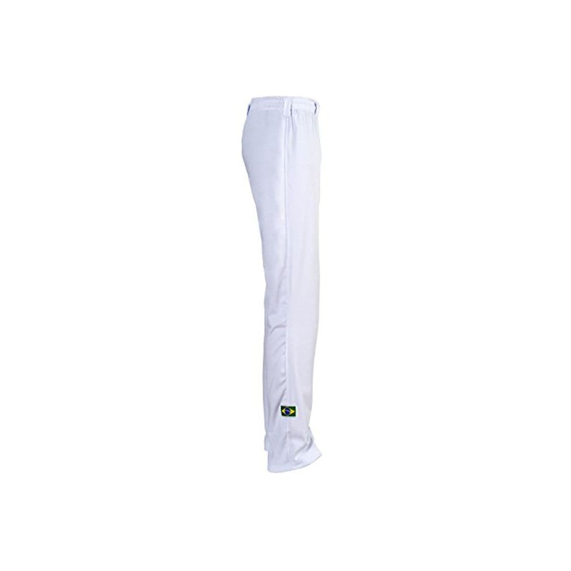 Producto Unisex Blanco Brasil Capoeira Artes Marciales Abada Elástico Pantalones 5 Tallas