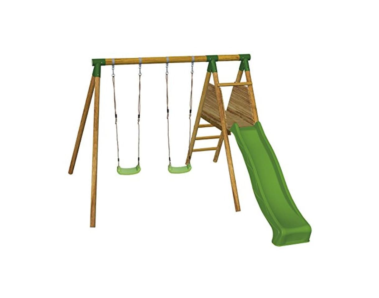 Product MASGAMES Parque Infantil con Columpio y tobogán Mauna Loa