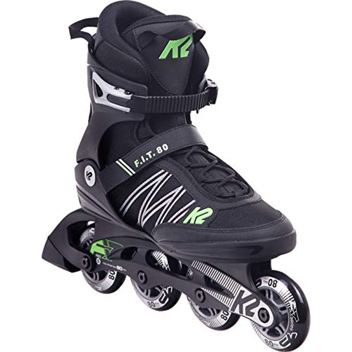 Product K2 F.I.T. 80 Patines en línea, Hombre, Gris y Azul, 42 EU