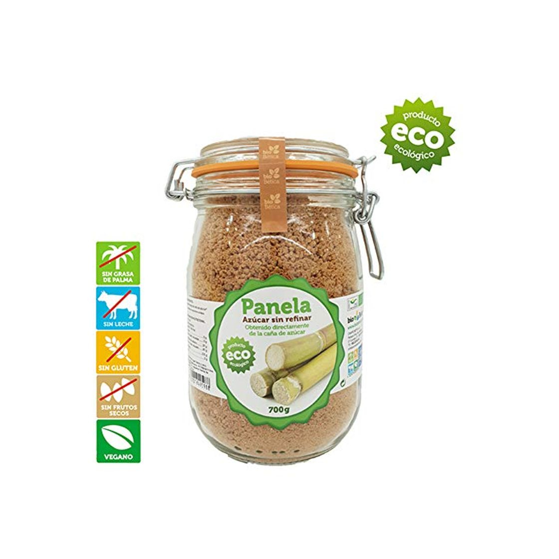 Producto Panela Integral de Caña de Azúcar 100% BIO bioBética 700gr