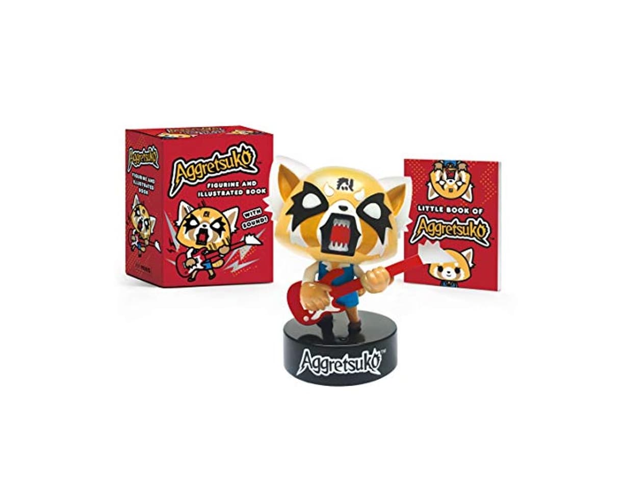 Producto Aggretsuko Figurine and Illustrated Book: With Sound!