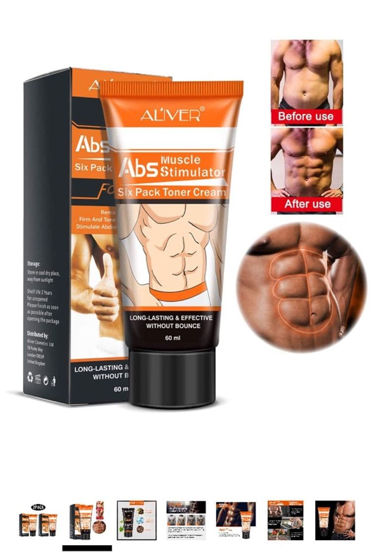 Moda Crema abdominal (2 unidades), crema caliente, crema anticelu