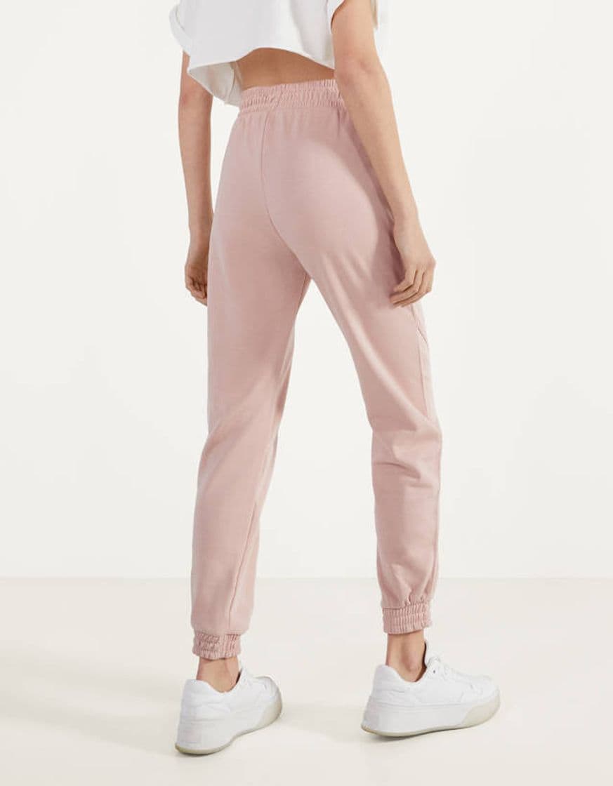 Moda Pantalón jogger de felpa - Pantalones - Bershka Colombia