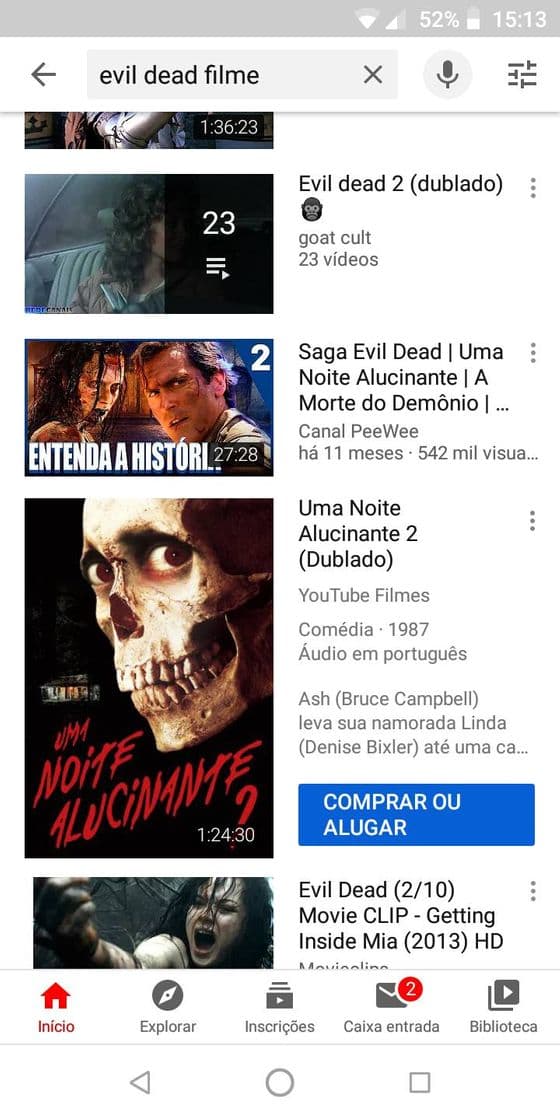 Película Um terror cômico - Uma Noite Alucinante 2 - 1987