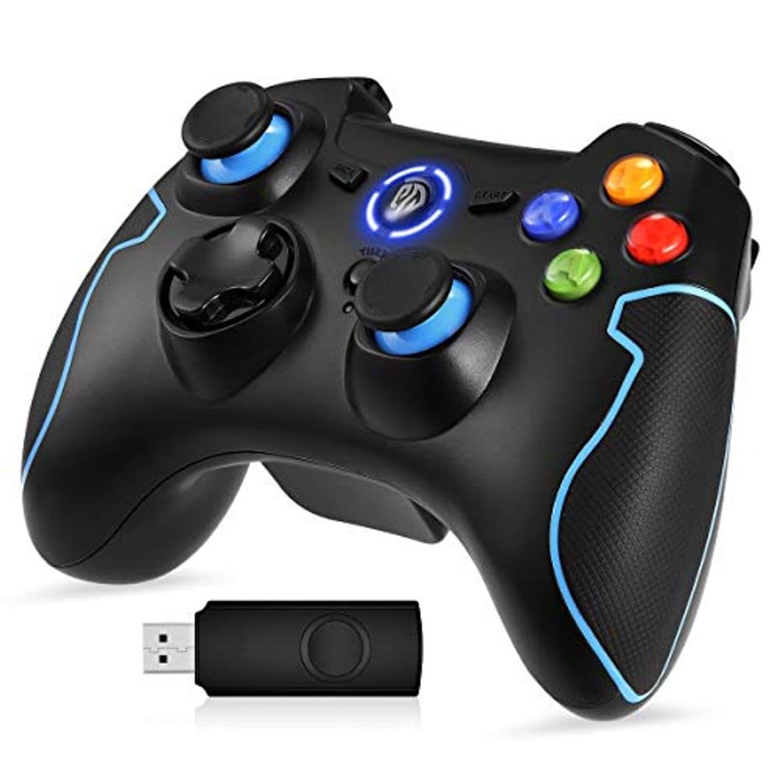 Electronic EasySMX Mando para PC, [Regalos para Padre] Mando Inalámbrico PS3 Gamepad Wireless