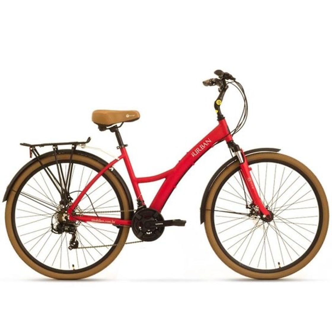 Moda Bicicleta Groove Urban Aro 700 21 Vel - Vermelho | Netshoes