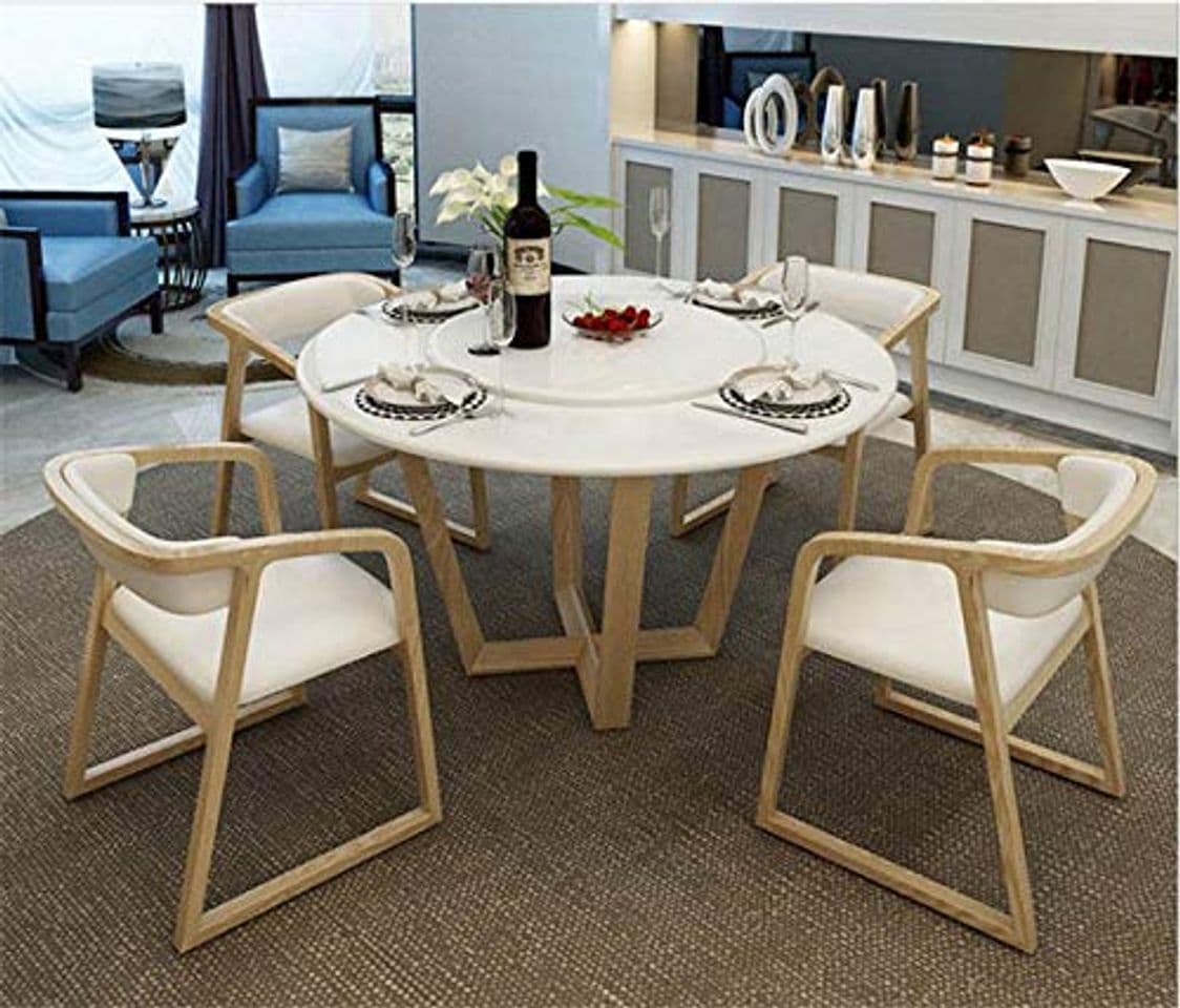 Product LGFSG Conjunto de Mesa Juego de Comedor Hogar de mármol Natural