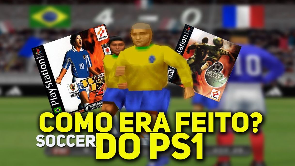 Fashion Como os Jogos de Futebol do PS1 Eram Feitos? (Winning Eleven ...