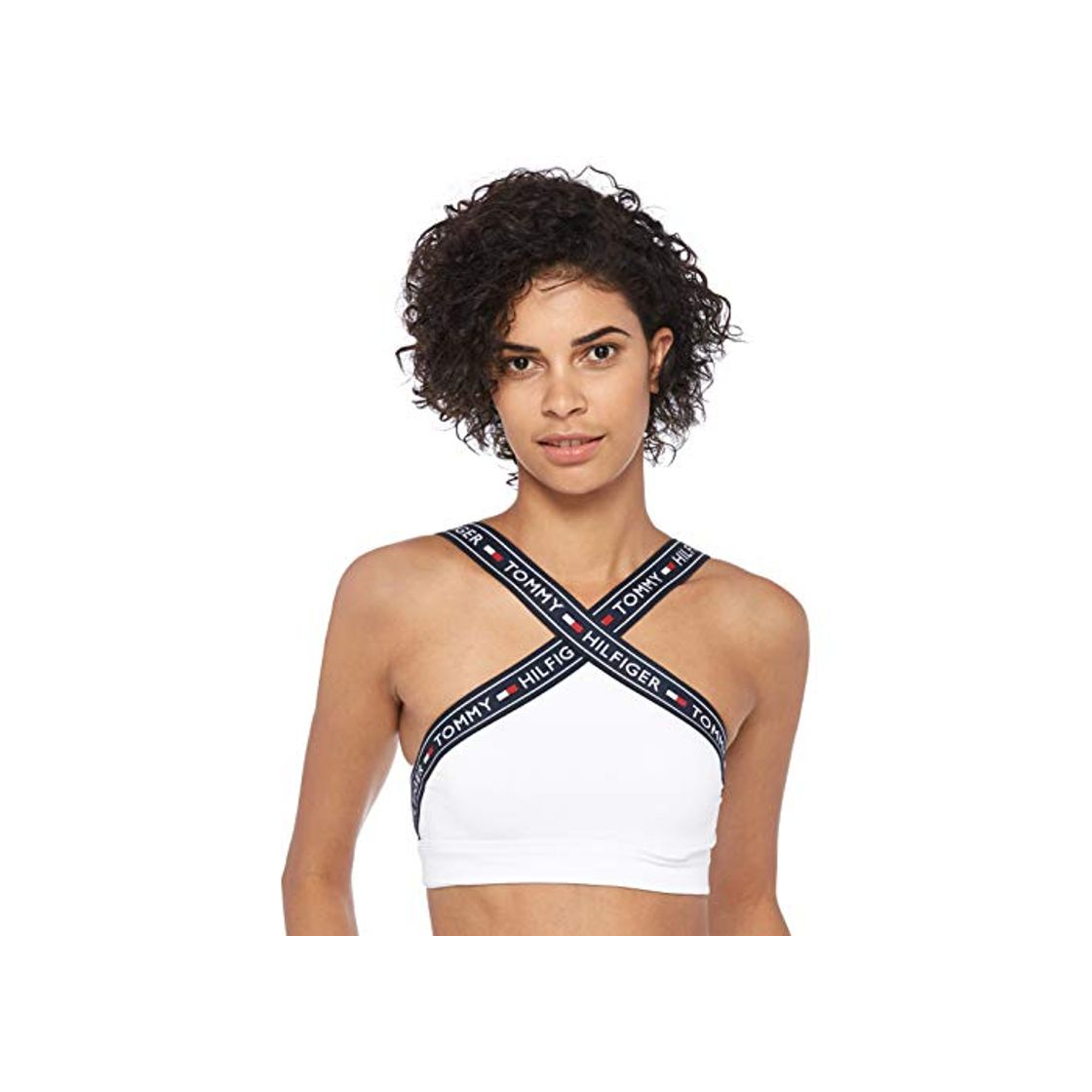 Moda Tommy Hilfiger X Sujetador Estilo Bralette, Blanco