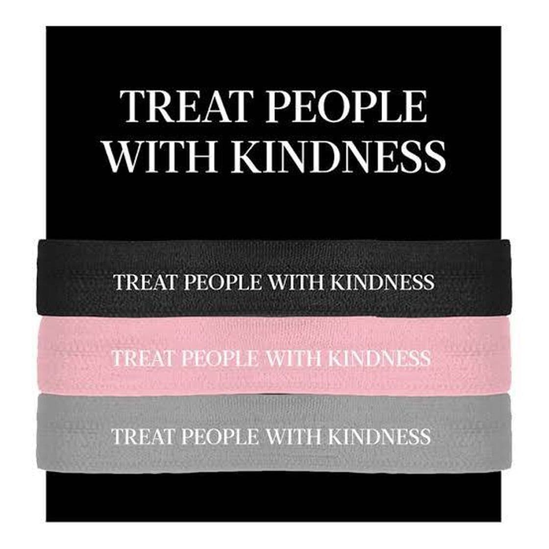 Fashion Treat People With Kindness hair tie set