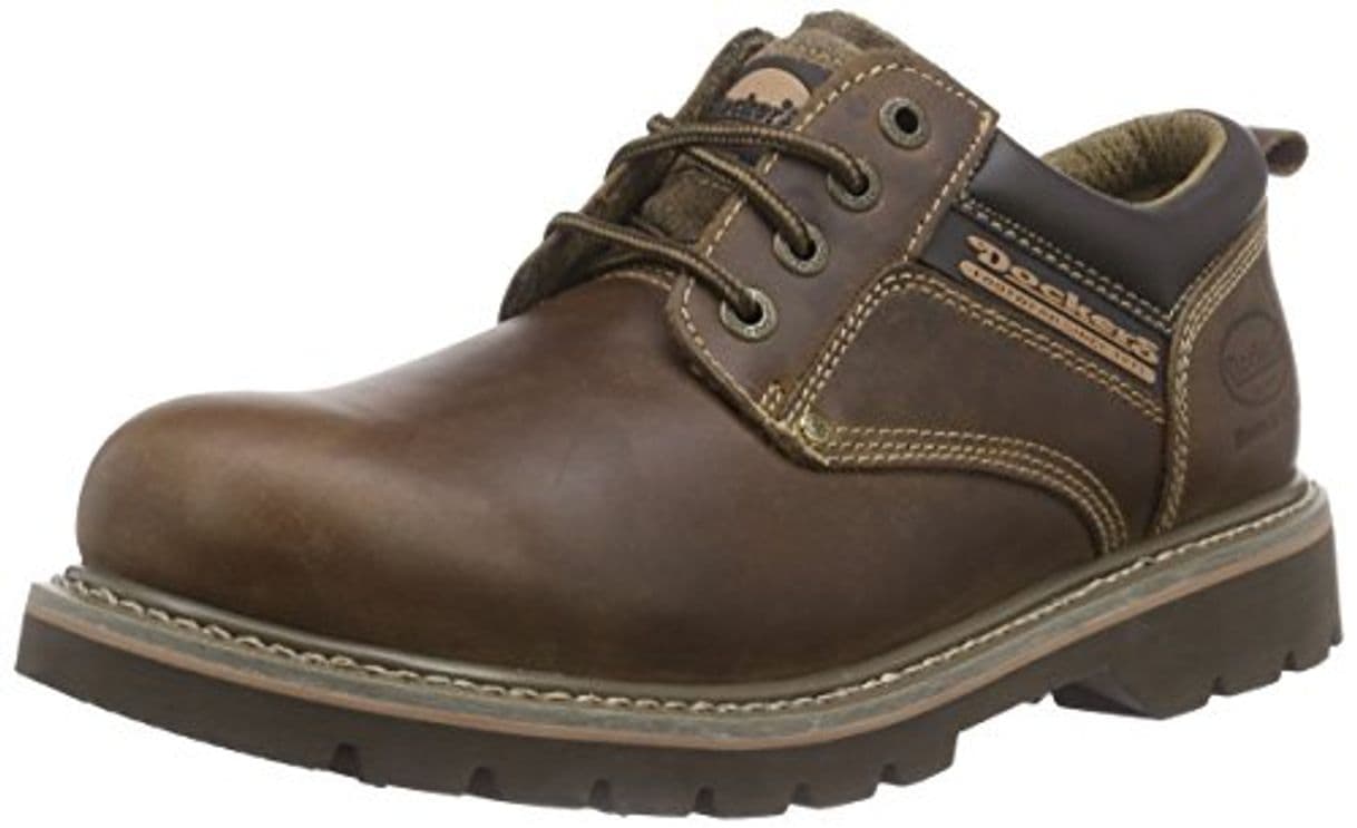 Product Dockers 23DA005 - Zapatos de cordones de cuero para hombre, color marrón