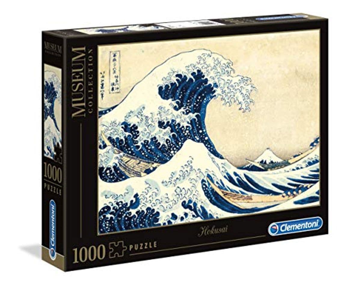 Producto Clementoni - Puzzle Grandes museos 1000 Piezas Hokusai: La Gran Ola