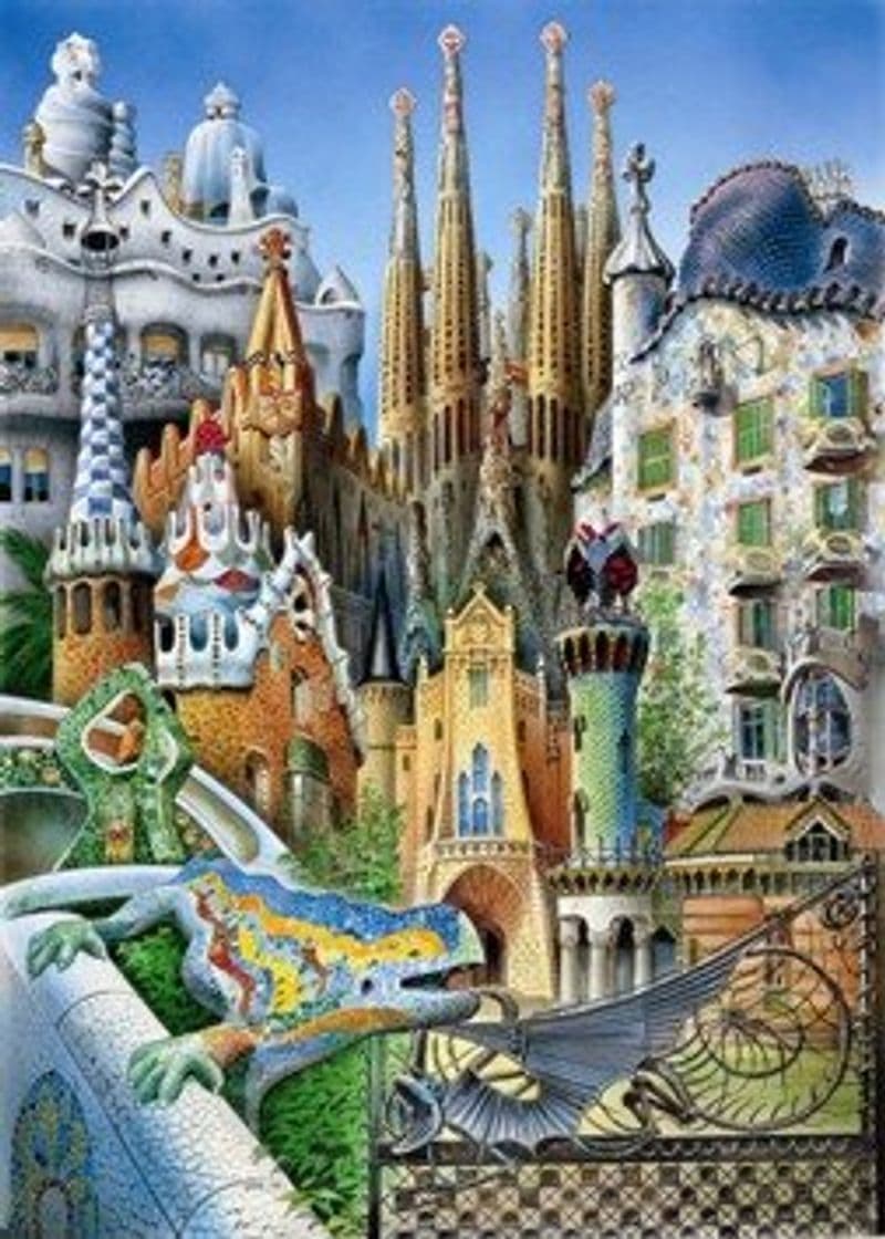 Producto Educa Borras - Serie Miniature, Puzzle 1.000 piezas, Collage Obras de arte